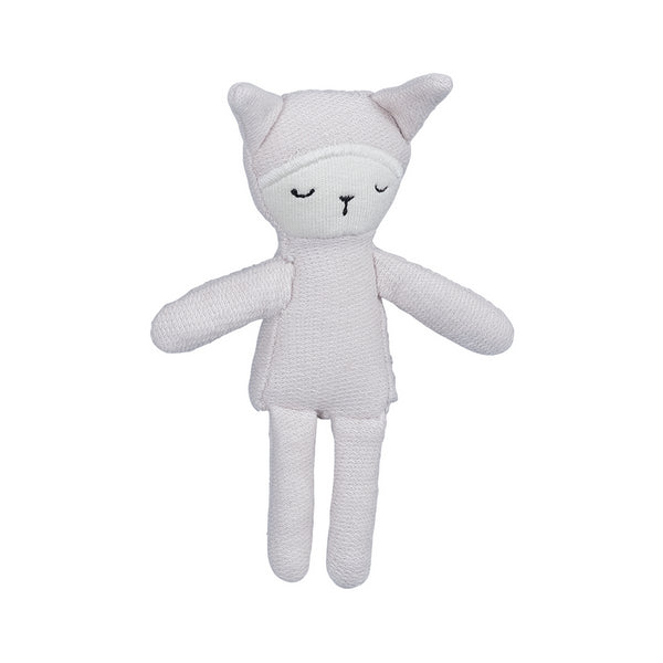 Fabelab bear pocket friend plush toy - organic cotton stuffed animal